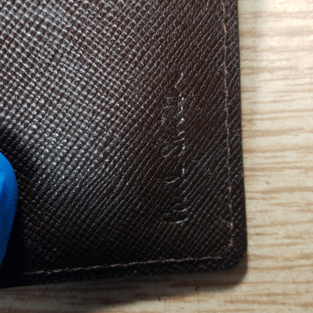 Paul Smith Dark Brown Leather Snap, Zip Bifold Wallet 5.25 x 3.5" - Compartments - Picture 9 of 12